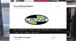 Desktop Screenshot of croniewinerysupplies.com